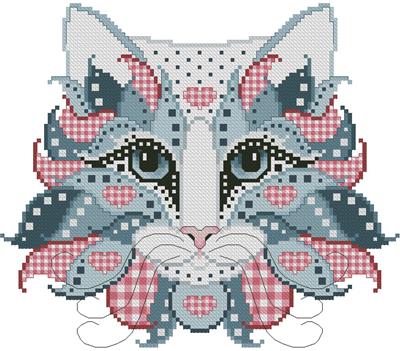 (image for) Colorful Cats Gingham